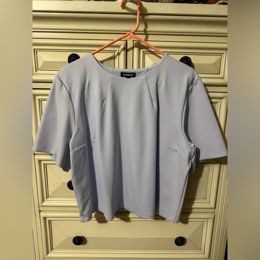 Express, Light Blue Work Top - XL - New With Tag!